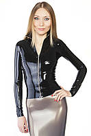 Курточка з латексу з блискавкою Latex Jacket With Zipper