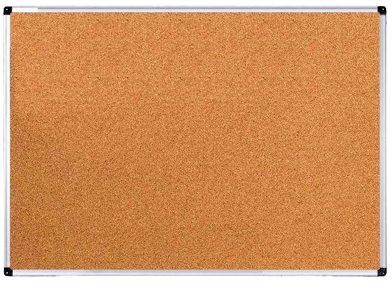 Дошка коркова 65х100 см. UkrBoards в алюмінієвій рамці (UB65x100C)