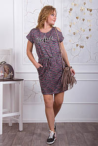 Літнє молодіжне жіноче плаття в смужку