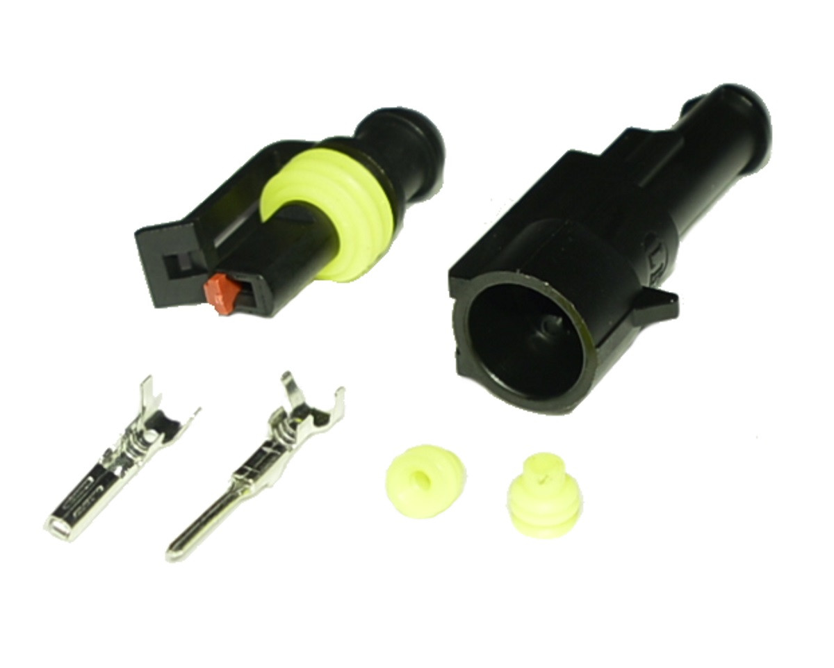 Автороз'єм гермет. DJ7011-1,5 1-конт. (компл. шт.+гн.), Китай, фото 1