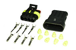 Автороз'єм гермет. DJ7041-1,5 4-конт. (компл. шт.+гн.), Китай