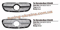 Передня тюнінг решітка Diamond на Mercedes X class W470 2017+ пікап