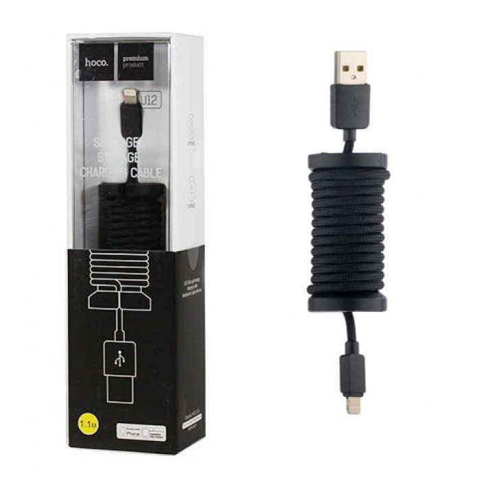 Data Cable Hoco U12 Original Silica gel storage Lightning