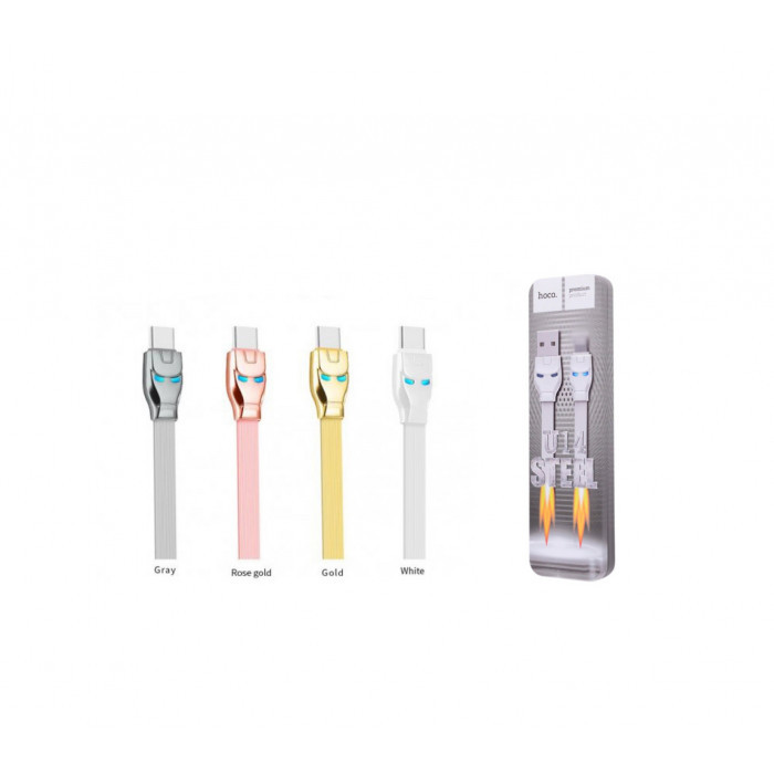 Кабель USB Hoco U14 Original Steel man Type-C