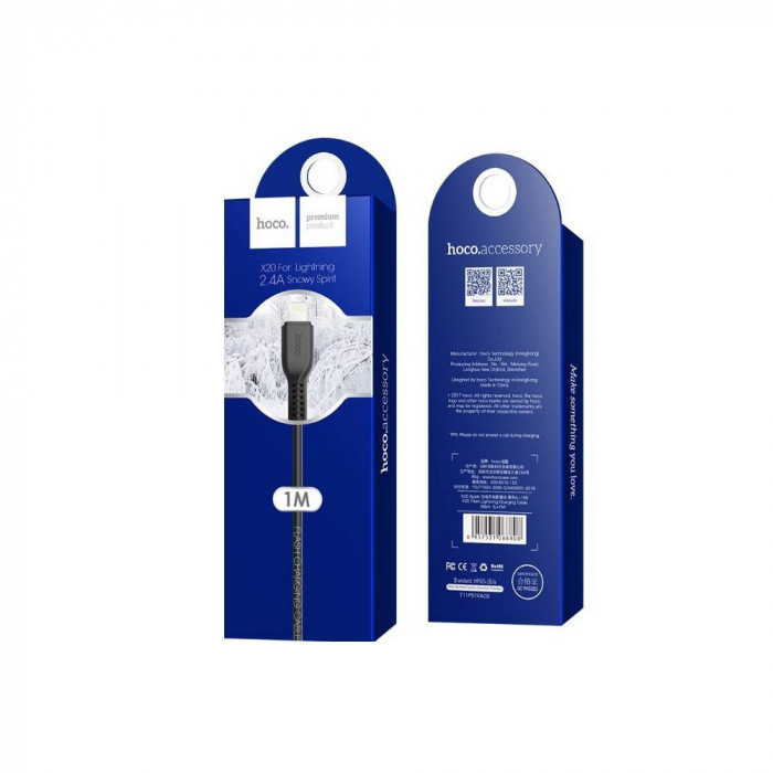 Кабель USB Hoco X20 Original Lightning USB 1 Метр