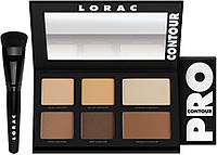 Палитра для контурирования лица от бренда Lorac Pro Contour Palette & Pro Contour Brush