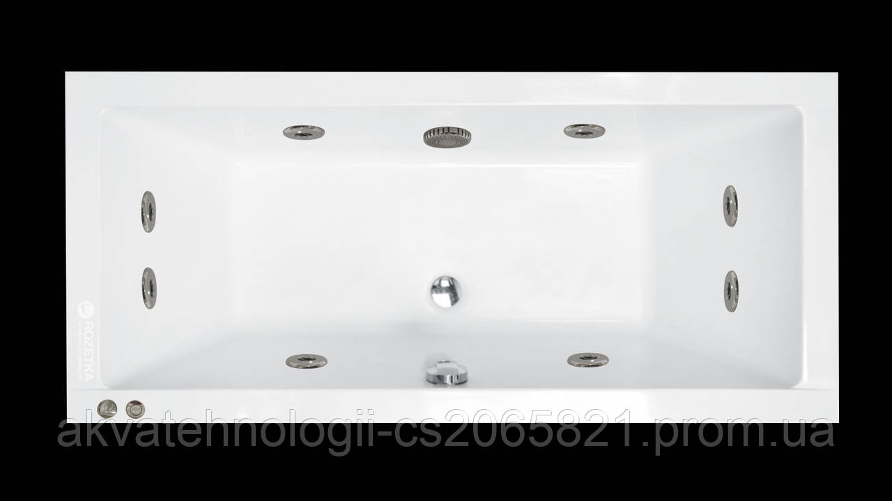 Гідромасажна ванна Besco Quadro 155x70