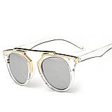 Жіночі дизайнерські сонцезахисні окуляри в ретростилі, фото 10