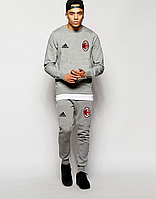 Мужской спортивный костюм Милан, Milan. Adidas, Адидас, серый