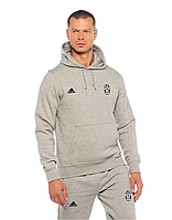 Мужской спортивный костюм Ювентус, Juventus, Adidas, Адидас, серый