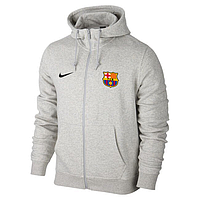Чоловіча спортивна толстовка (кофта) Барселона-Найк, Barcelona, Nike, сіра