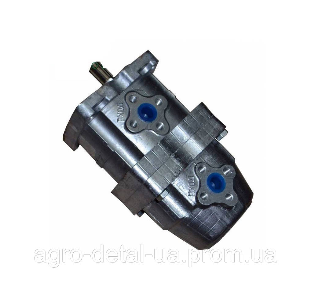 Насос шестерневий НШ-10-10-3Л здвоєний рульового керування трактора Т16,СШ 2540, фото 1