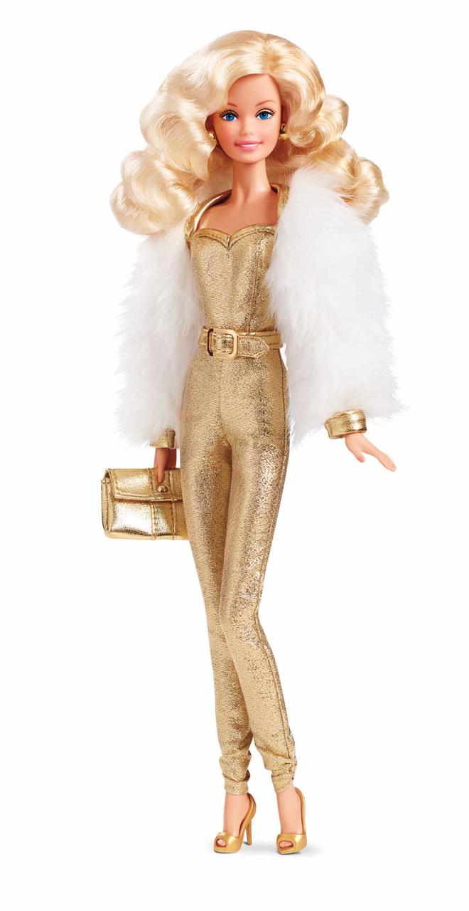 Barbie Колекційна Барбі Золота мрія Barbie Golden Dream mattel DGX88 Барбі Золота мрія