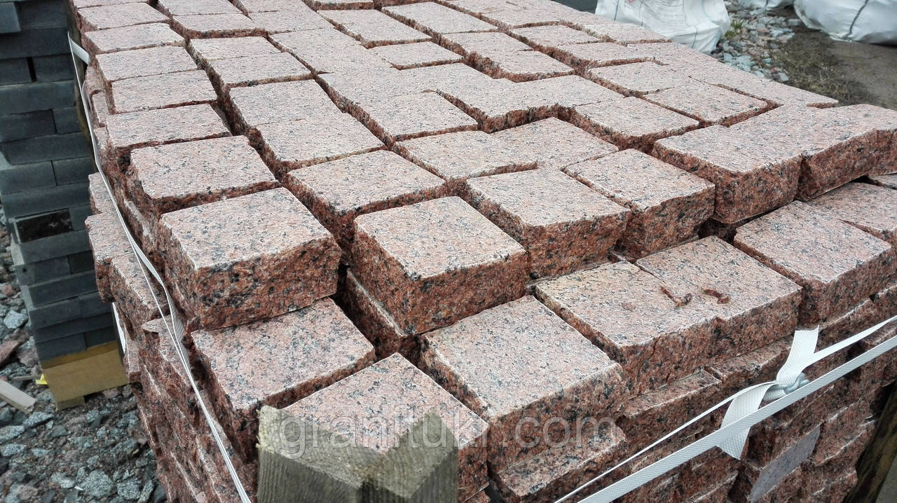 Бруківка гранітна чорного кольору, фото 1