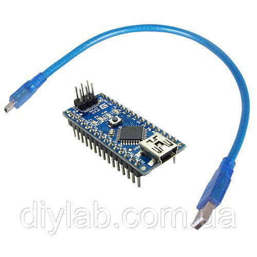 Arduino Nano V3.0 ATmega328 FT232 + USB Cable - фото 1 - id-p60689321