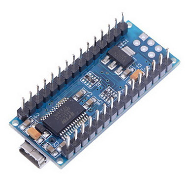 Arduino Nano V3.0 ATmega328 FT232 + USB Cable - фото 3 - id-p60689321