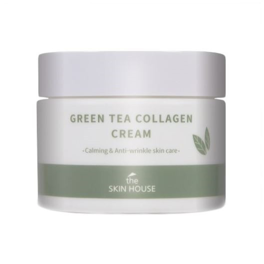 The Skin House Green Tea Collagen Cream Заспокійливий крем на основі колагену та екстракт зеленого чаю