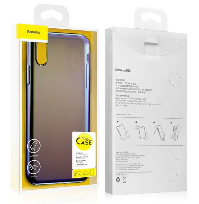 Чохол градієнт Baseus Glow для Apple iPhone XS Max