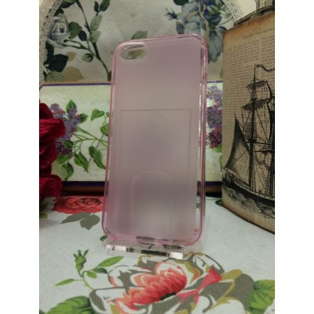 TPU Матовий силіконовий чохол iPhone 5/5S Рожевий