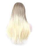 Перука руса блонд омбре довге рівне волосся, фото 3