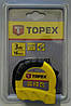 Рулетка Topex Shiftlock сталева стрічка, фото 2