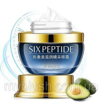 Крем для очей Images SIX PEPTIDE EYE CREAM з екстрактом авокадо 25 g