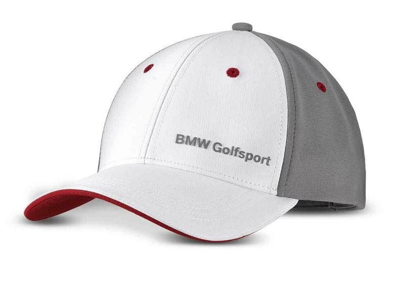 Бейсболка BMW Golfsport Cap, Unisex, White/Grey/Red Оригінал (80162460953)