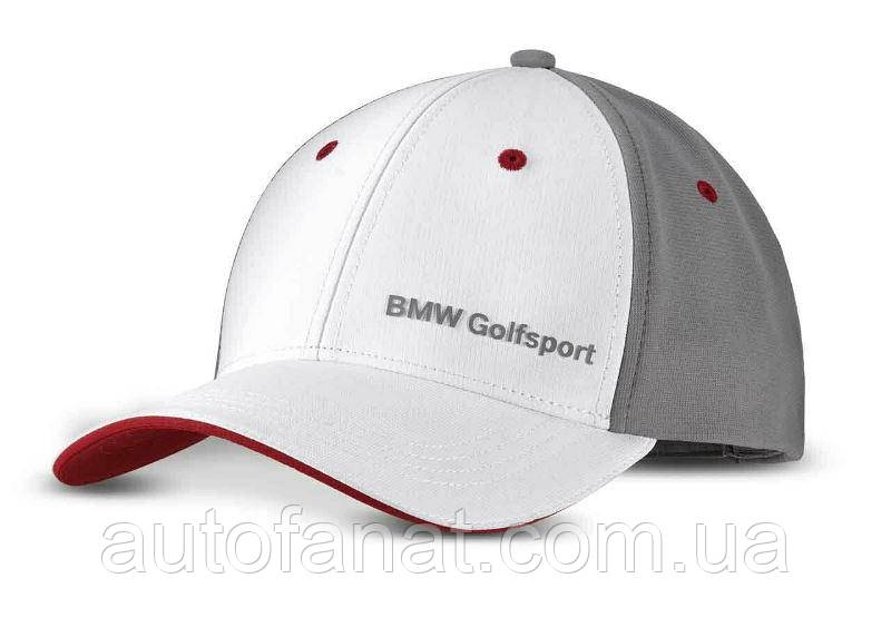 Бейсболка BMW Golfsport Cap, Unisex, White/Grey/Red Оригінал (80162460953), фото 1