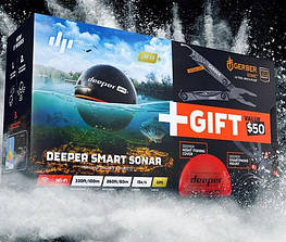 Ехолот Deeper PRO+ WiFi+GPS (ITGAM0270) та рибальські аксесуари в ПОДАРУНОК