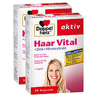 Doppelher Heart Hair Vital биологически активная добавка с цинком и биотином для поддержания нормальных волос