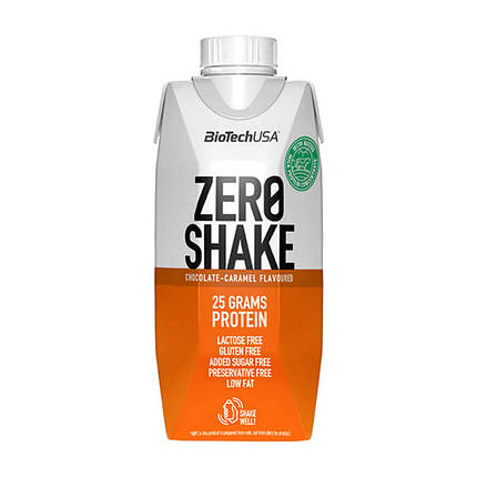 Спортивний білковий напій BioTech Zero Shake 330 ml, фото 4
