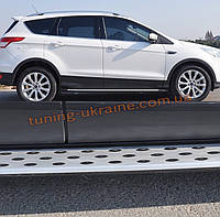 Бічні майданчики оригінальний дизайн V2 на Ford Kuga 2013+