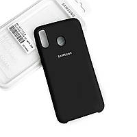 Силіконовий чохол Samsung M20 Soft-touch Black