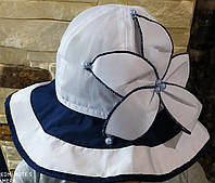 Шляпа панамка лилия с сеткой