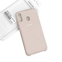 Силіконовий чохол Samsung M20 Soft-touch Beige