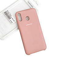 Силіконовий чохол Samsung M20 Soft-touch Pink