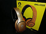Bluetooth-навушники AOMALE AML-S200 GOLD, фото 3