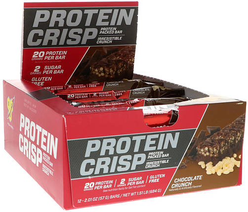 Протеїновий батончик BSN Protein Crisp 57 g, фото 3