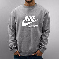 Летняя мужская спортивная кофта Nike (Найк), серая