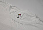 Біла чоловіча футболка Iconic Fruit of the Loom 2XL, фото 8