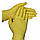 Рукавички нітрилові STYLE LEMON Ampri 100 шт. жовті, фото 4