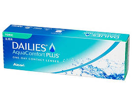 Dailies Aqua Comfort plus Toric 1уп (30шт)| Контактні лінзи одноденні, Лінзи на 1 день Dailies Aqua|
