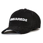 Бейсболка DSQUARED2 чорна з білим логотипом, фото 3