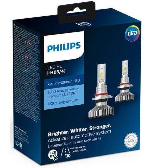 Автолампи PHILIPS LED HB3/HB4 X-treme Ultinon +200%