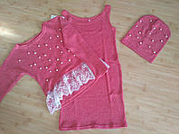 Плаття та светр для дівчинки 134 — 164 Дитяче, підліткове модне плаття