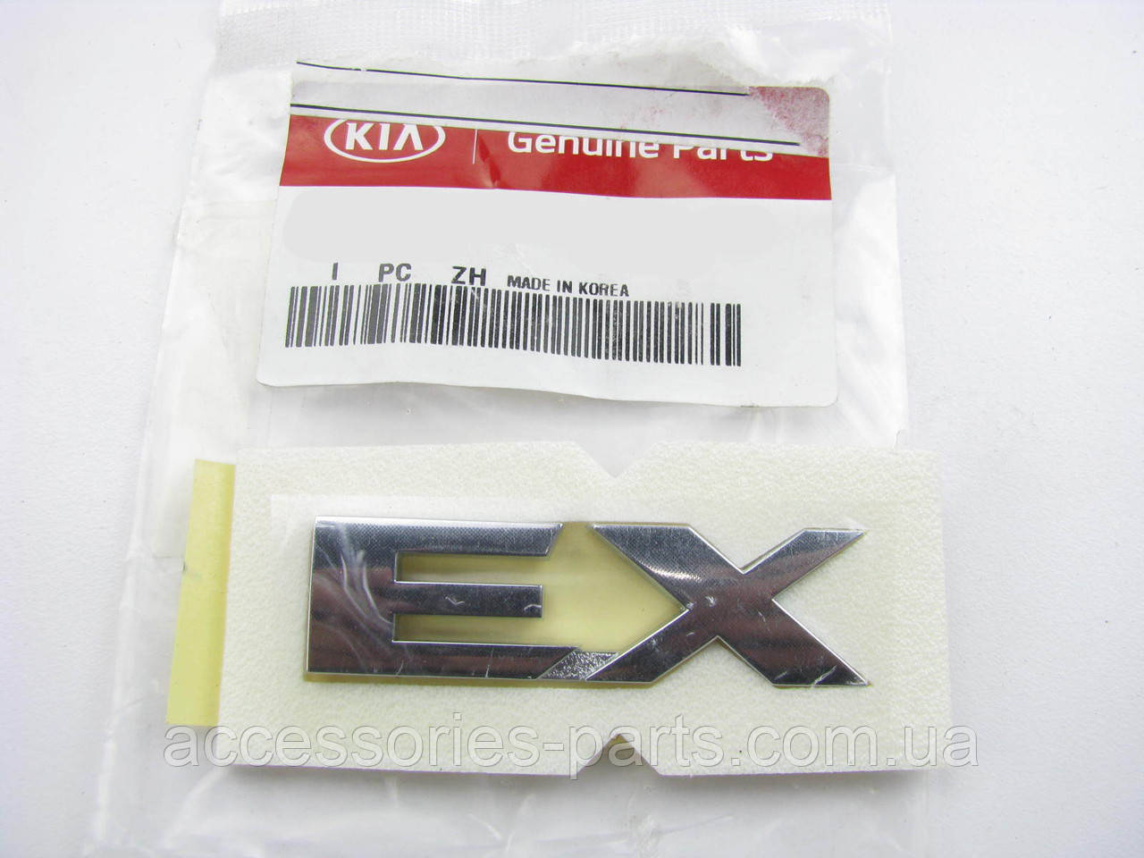 Емблема напис EX Kia Sportage 05-2010 Нова Оригінальна, фото 1