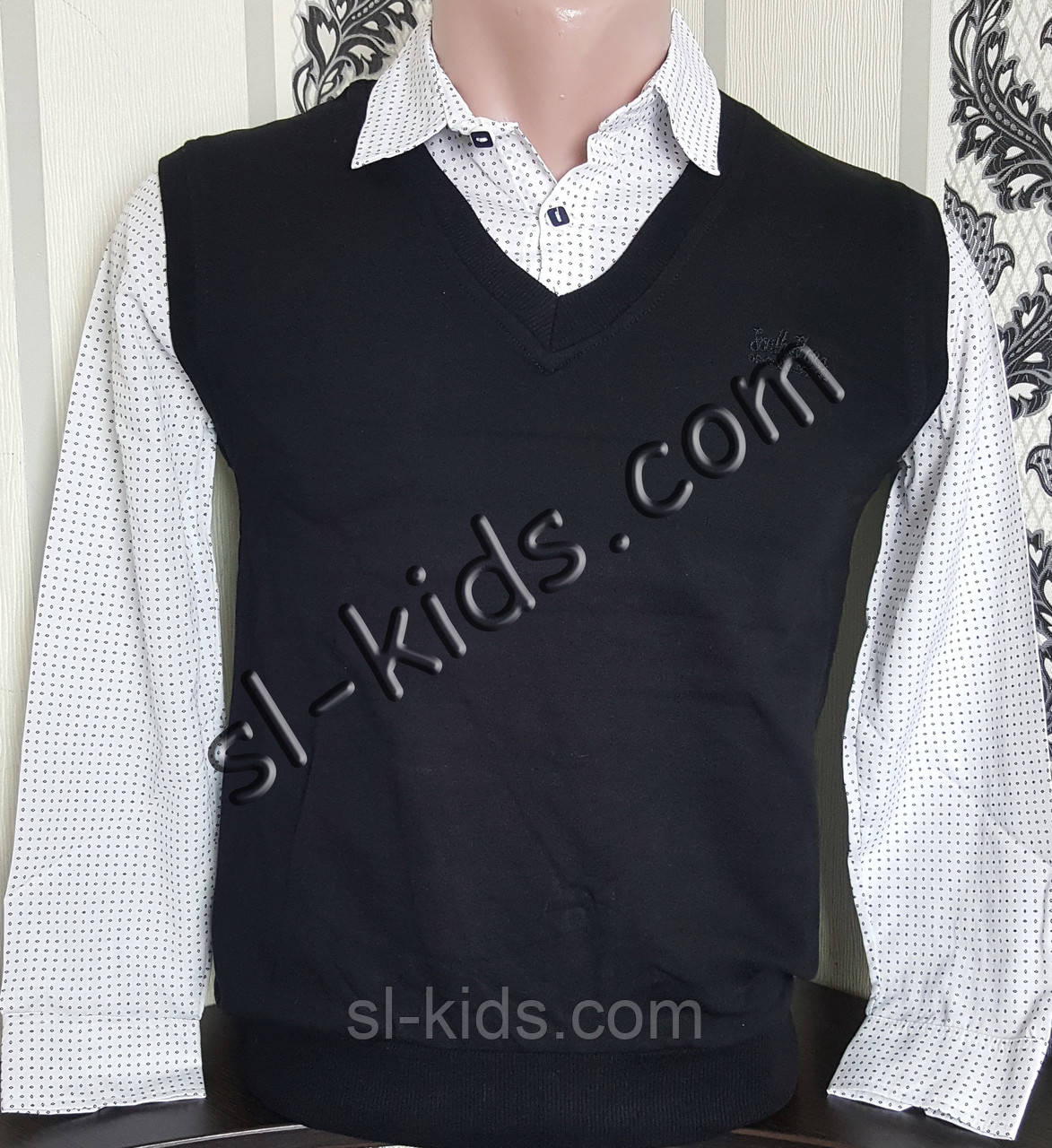 Обманка FIGO для мальчика 134-164 см (черная) (пр. Турция) - фото 1 - id-p960849553