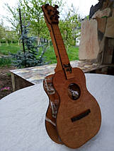 Мінібар Гітара з рюмками, фото 3