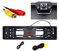 Рамка для номера з вбудованою камерою заднього виду парковочна камера в рамці номерного знаку, фото 2