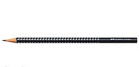 Олівець чорнографітний Faber-Castell Grip Sparkle Чорний корпус, 118219